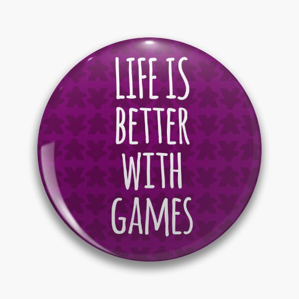 Item preview, Life is Better with Games All Pink Meeples Pattern - Perfect for Board Game Lovers designed and sold by BeamGeeks.
