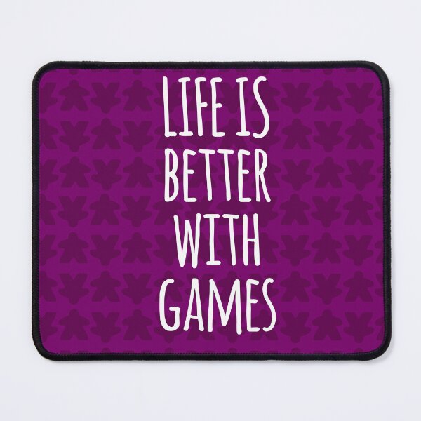 Artikelvorschau, Life is Better with Games All Pink Meeples Pattern – Perfekt für Liebhaber von Brettspielen entworfen und verkauft von BeamGeeks.