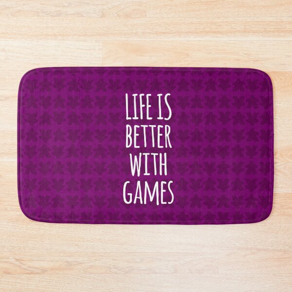 Item preview, Life is Better with Games All Pink Meeples Pattern - Perfect for Board Game Lovers designed and sold by BeamGeeks.