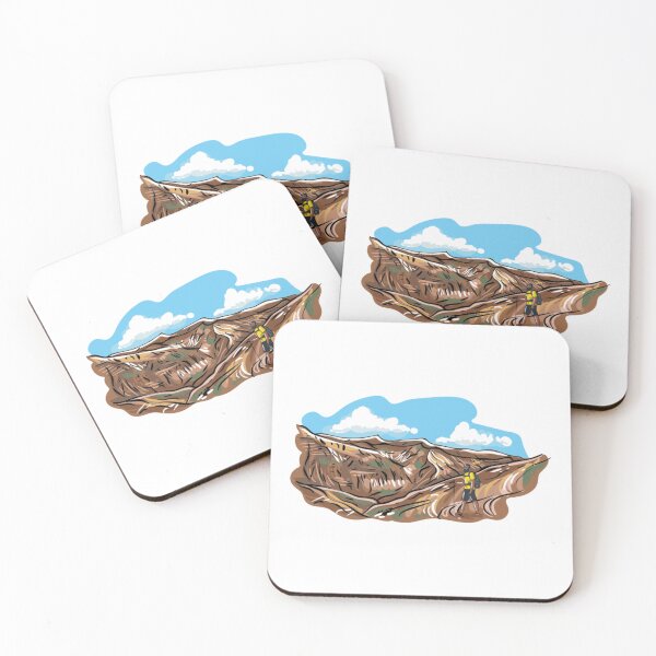 Item preview, Hombre en ruta de senderismo de los EAU designed and sold by halhashmi.