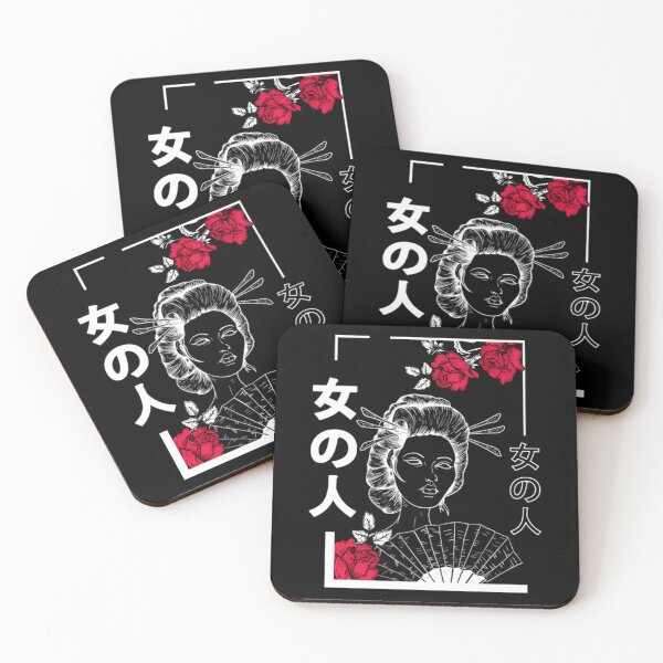 Item preview, Aesthetic Japanese Art Geisha With Rose designed and sold by namikigbenyoy.