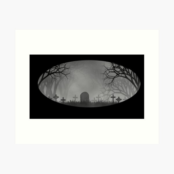 Item preview, Graveyard designed and sold by pnkpopcorn.