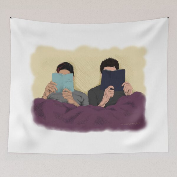 Item preview, Malec reading Alec Lightwood Magnus Bane Shadowhunters designed and sold by Lisa  Gründer.