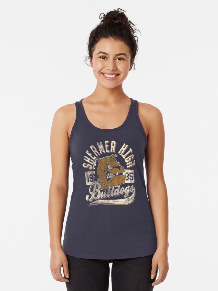 Thumbnail 1 of 3, Racerback Tank Top, The Breakfast Club - Shermer High designed and sold by UnconArt.