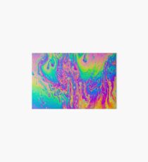 Psychedelic soap bubbles Art Board