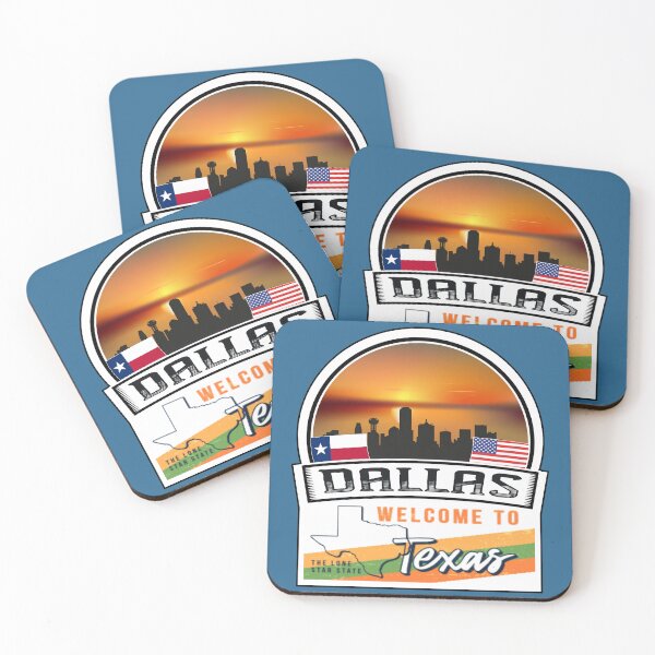 Item preview, Dallas, Welcome to Texas, The Lone Star State | Texas State and Cities Series -3 designed and sold by WorldStateArt.
