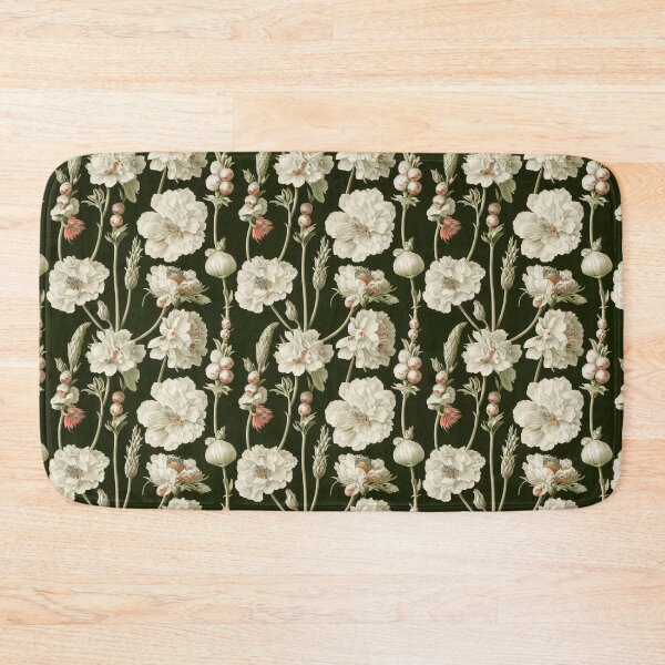 Item preview, Vintage Pink and Green Floral Pattern Muted Tones designed and sold by VintageFlorals.