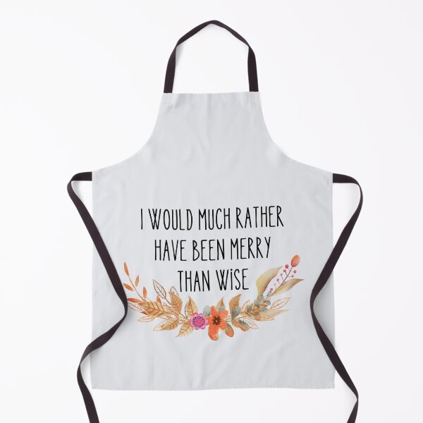 Item preview, Jane Austen Quote From Emma - I would much rather have been merry than wise. designed and sold by violet-hope.