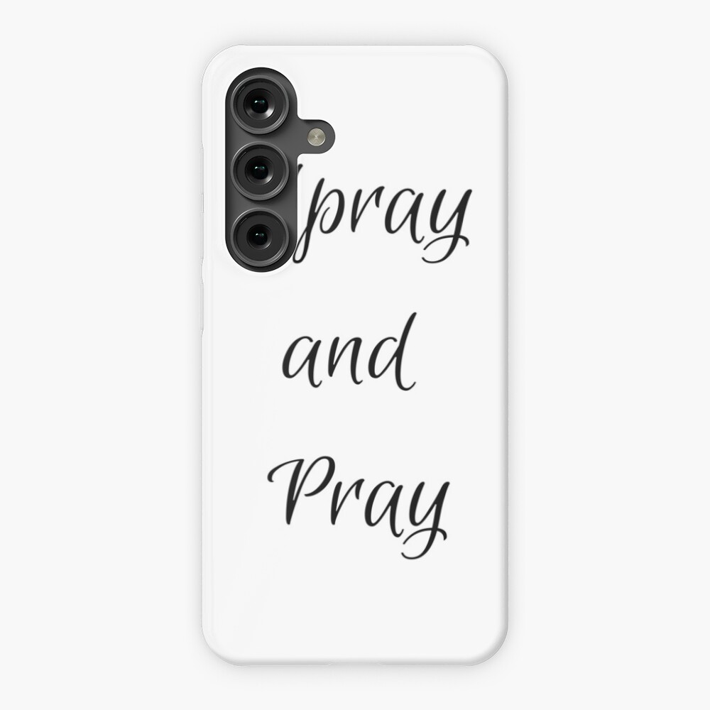 Spray and Pray Samsung Galaxy Snap Case - programmer humor design by HackerLooks