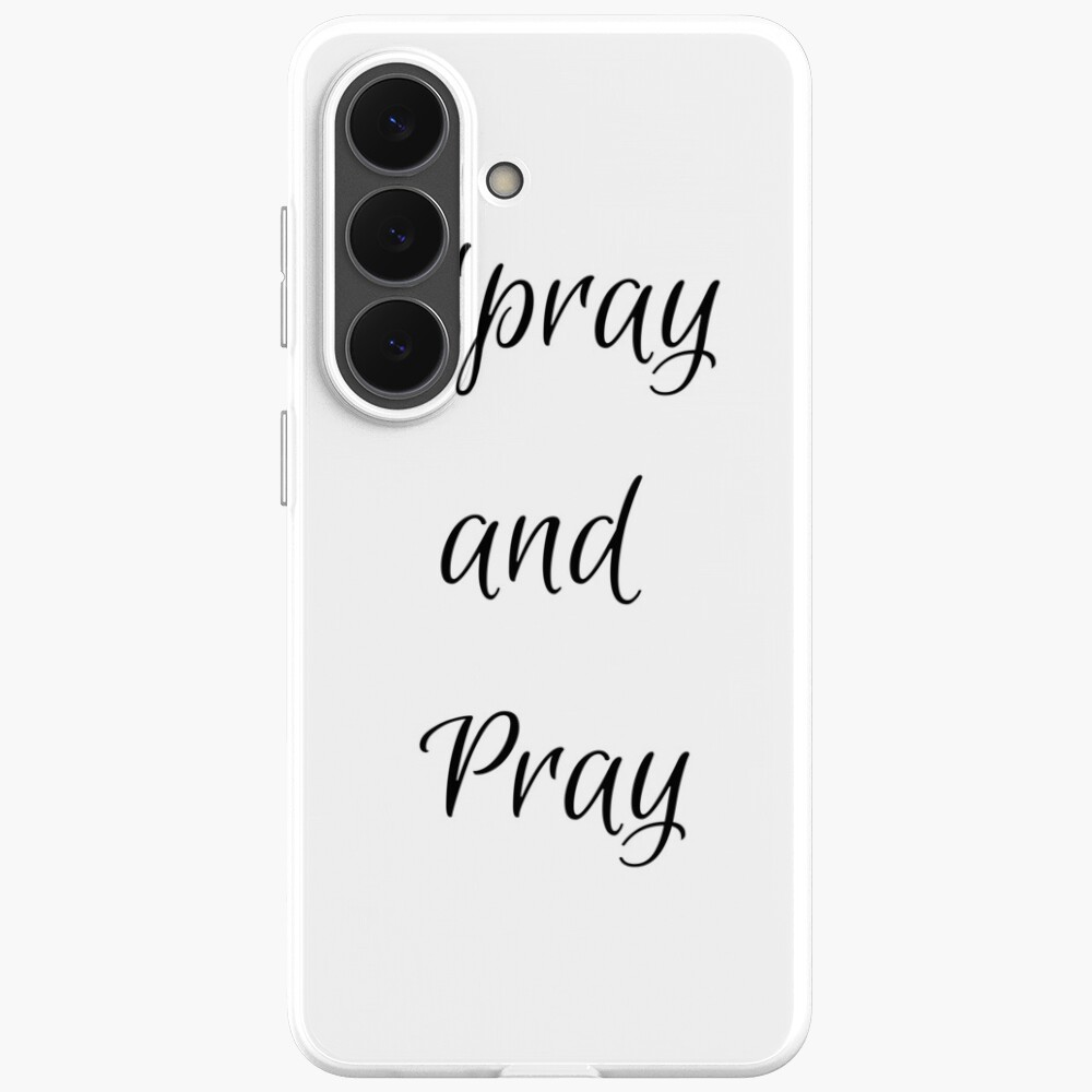 Spray and Pray Samsung Galaxy Soft Case - programmer humor design by HackerLooks