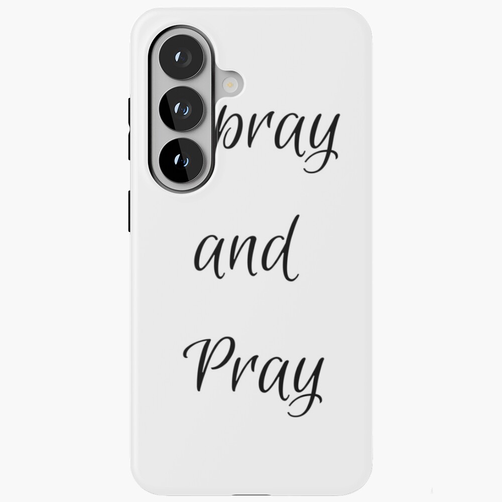 Spray and Pray Samsung Galaxy Tough Case - programmer humor design by HackerLooks