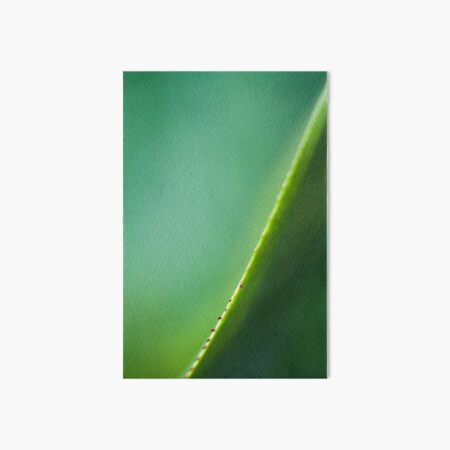 Razor Leaf Art Board Print