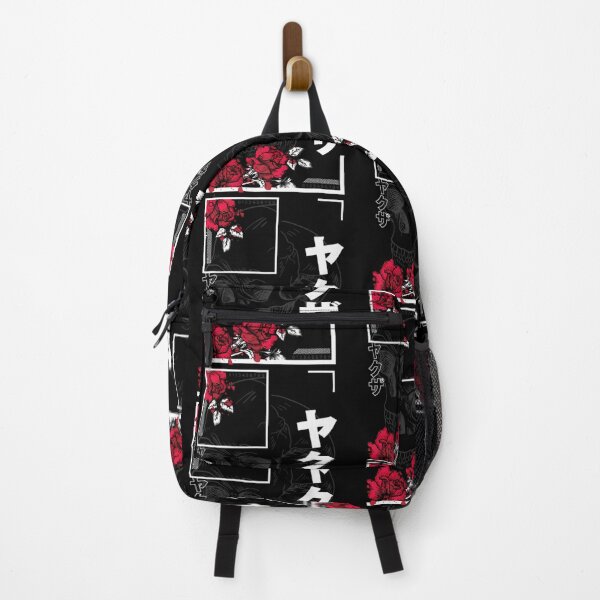 Item preview, Aesthetic Japanese Floral Skull Japanese Kanji designed and sold by namikigbenyoy.