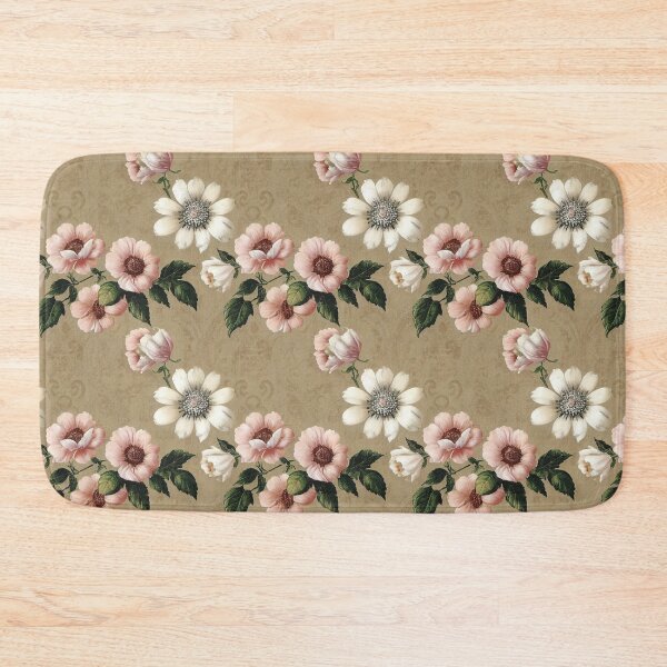 Item preview, Vintage Antique Pink and White Floral  designed and sold by VintageFlorals.
