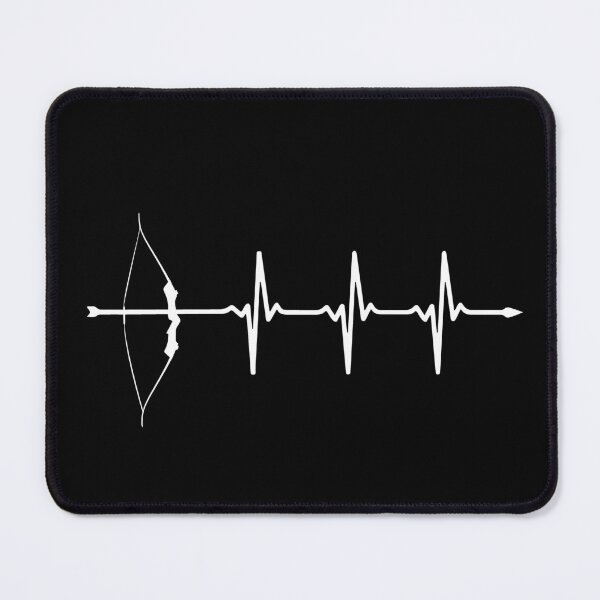 Item preview, Archers Bow and Arrow Heartbeat Ecg Style Pulse Wv designed and sold by KleverOlivier.