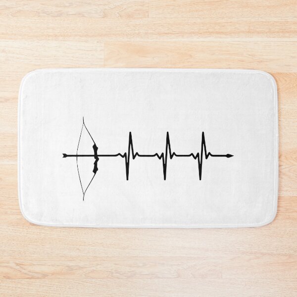 Item preview, Archers Bow and Arrow Heartbeat Ecg Style Pulse Bv designed and sold by KleverOlivier.