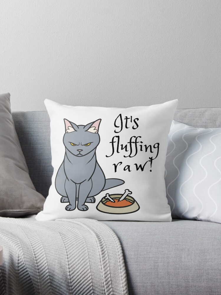 Minimalist sales cushions cat