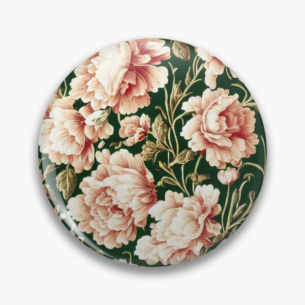 Item preview, Antique Vintage White Ivory Blush Floral Illustration  designed and sold by VintageFlorals.
