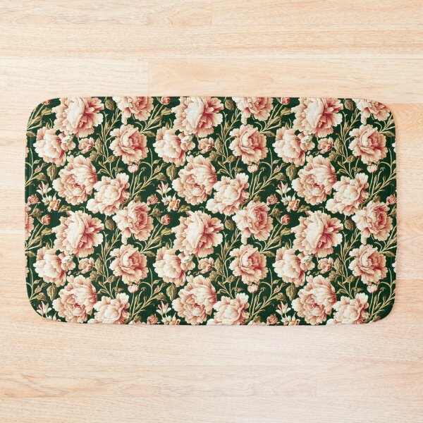 Item preview, Antique Vintage White Ivory Blush Floral Illustration  designed and sold by VintageFlorals.