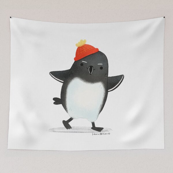 Item preview, Razorbill Bird with hat designed and sold by julianamotzko.