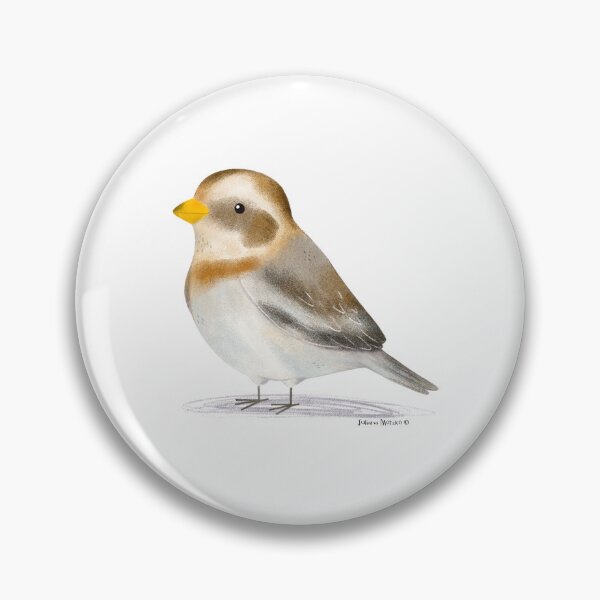Item preview, Snow Bunting Bird designed and sold by julianamotzko.