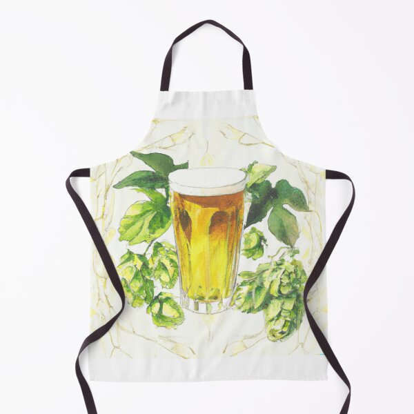 Item preview, Watercolor beer and hops designed and sold by Heather Short.
