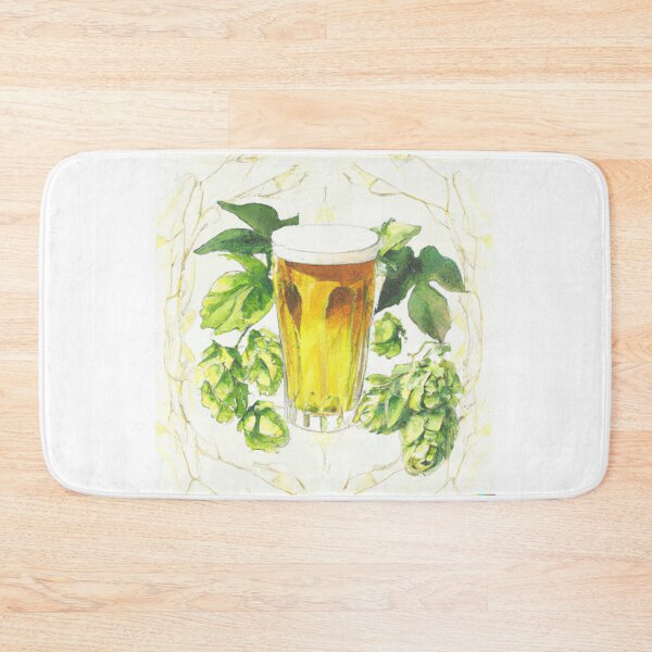 Item preview, Watercolor beer and hops designed and sold by Heather Short.