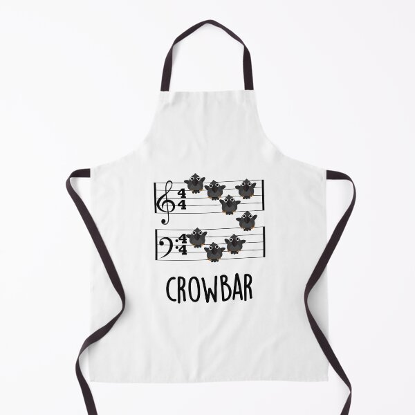 Item preview, Crow Bar Funny Music Bird Puns designed and sold by punnybone.