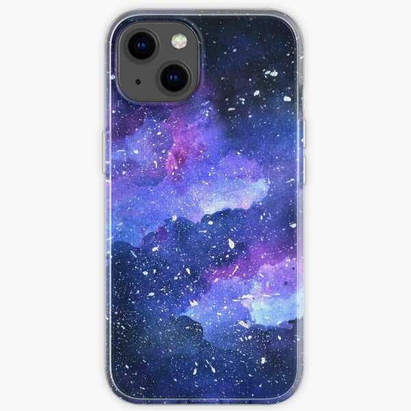 Sterne und Planeten. Aquarell von Kathrin Legg iPhone Flexible Hülle