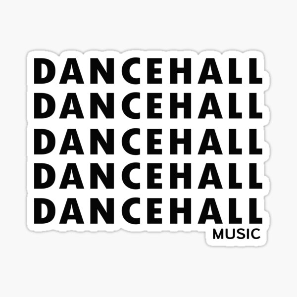 Item preview, DANCEHALL MUSIC (BLACK) designed and sold by djchalice.