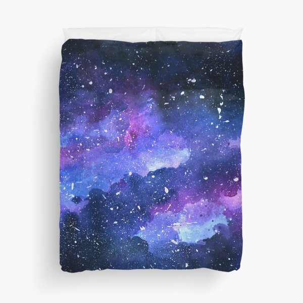 Abstract Galactic Nebula with cosmic cloud 10 Duvet Cover