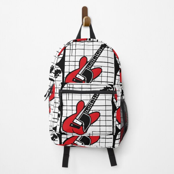 Item preview, Black White and Red Guitar designed and sold by Lois Eastlund.