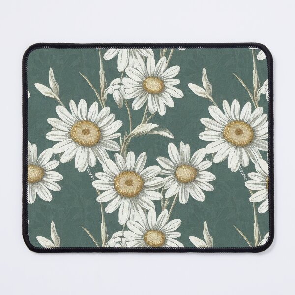 Item preview, Antique Vintage White Ivory Daisy Floral Illustration  designed and sold by VintageFlorals.