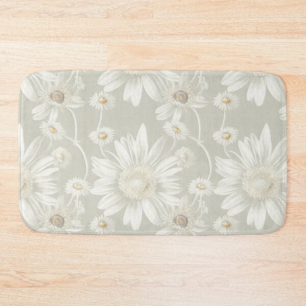 Item preview, Antique Vintage White Ivory Daisy Floral Illustration  designed and sold by VintageFlorals.