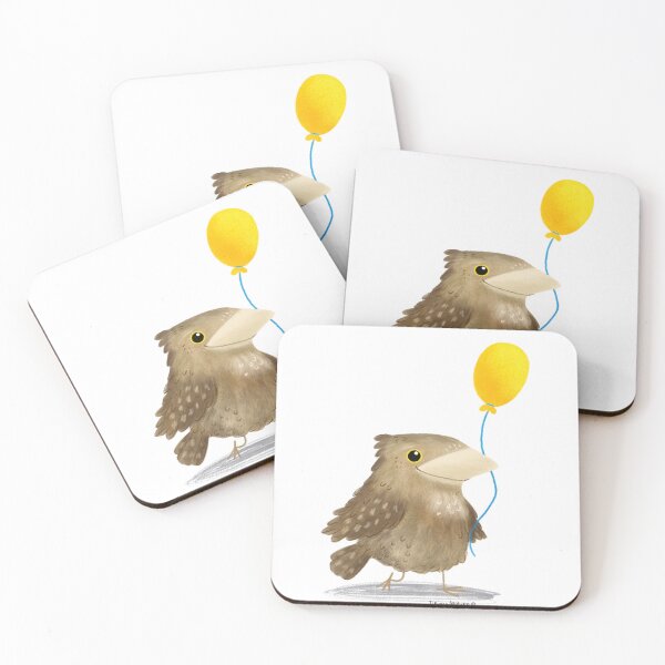 Artikelvorschau, Twany Frogmouth Vogel mit einem Ballon entworfen und verkauft von julianamotzko.