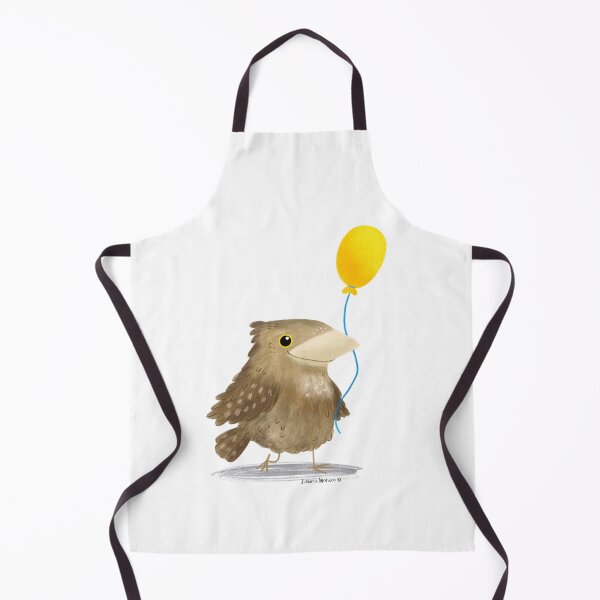 Item preview, Twany Frogmouth Bird with a balloon designed and sold by julianamotzko.