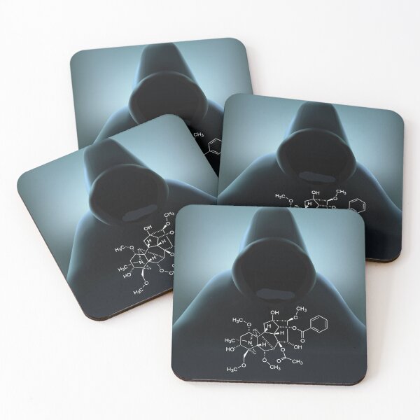 Item preview, Chemical Formula for Aconitine aka Monkshood designed and sold by FuddalanDesigns.