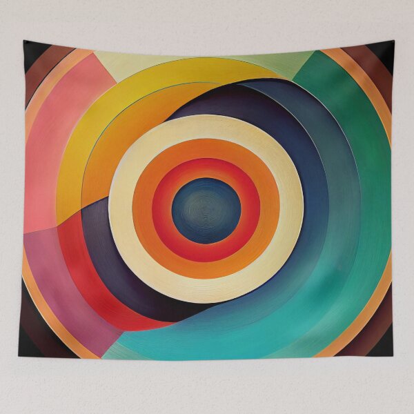 Item preview, Painted Concentric Circles designed and sold by Texterns.