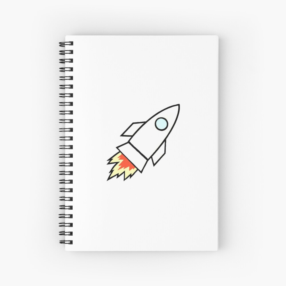 Cartoon Space Rocket Ship