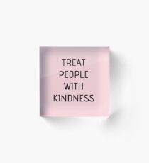 Harry Styles - Treat People With Kindness (all pink) Acrylblock
