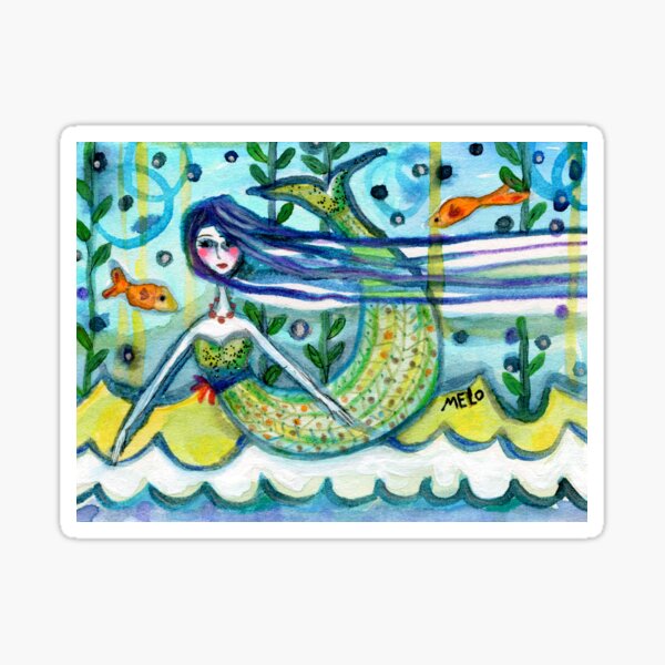 Water Girl Sticker