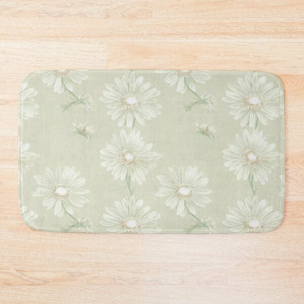 Item preview, Antique Vintage White Ivory Daisy Floral Illustration  designed and sold by VintageFlorals.