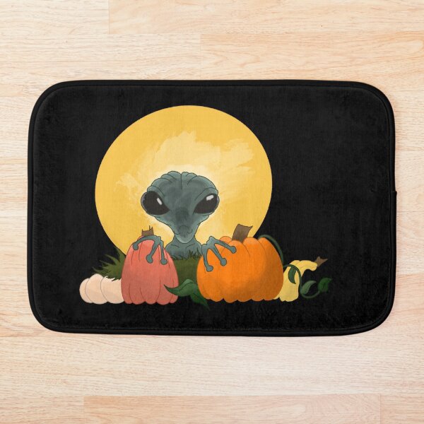 Aperçu de l'œuvre extraterrestre dans les citrouilles créée et vendue par CoolKidsTable.