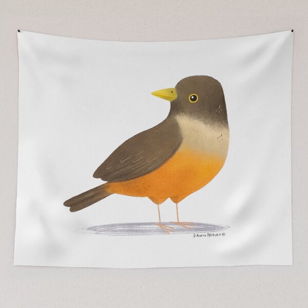 Item preview, Rufous Bellied Thrush designed and sold by julianamotzko.
