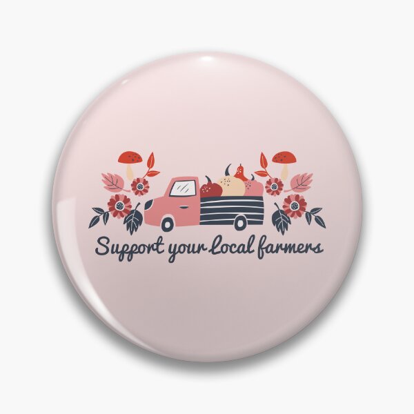Item preview, Support Your Local Farmers Pumpkin Truck  designed and sold by bolimj.