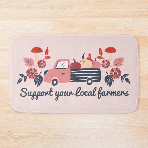 Item preview, Support Your Local Farmers Pumpkin Truck  designed and sold by bolimj.