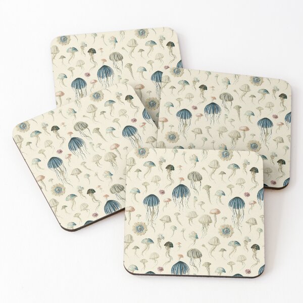 Item preview, Antique Vintage Jellyfish Illustration  designed and sold by VintageFlorals.