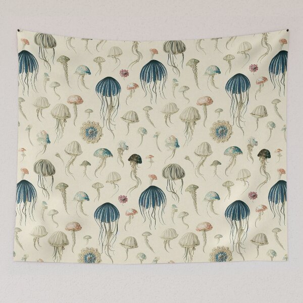 Item preview, Antique Vintage Jellyfish Illustration  designed and sold by VintageFlorals.