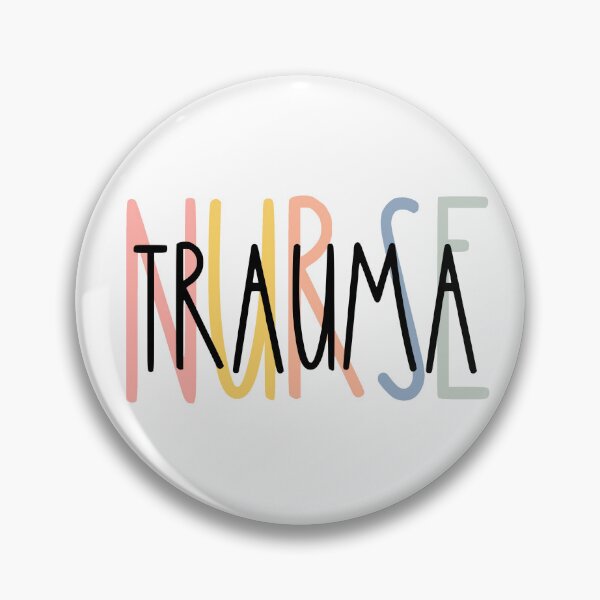 Item preview, Rainbow Lettering Trauma Nurse designed and sold by redbubbleart18.