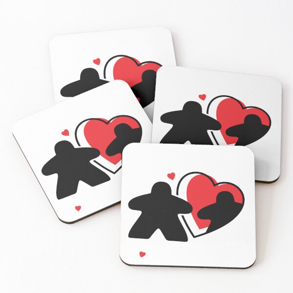 Item preview, Will You Bee My Valentine Meeple Board Game Couple designed and sold by BeamGeeks.